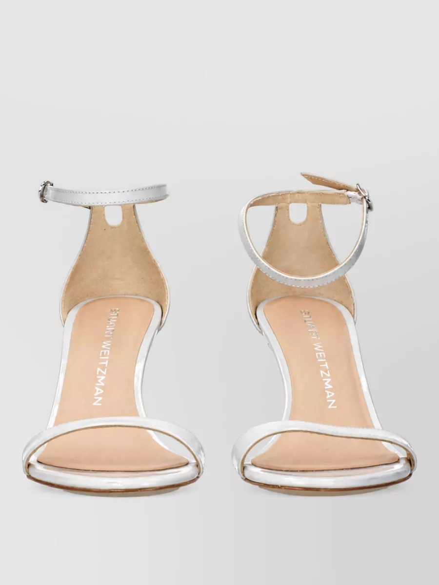 Stuart Weitzman leather stiletto heel sandals