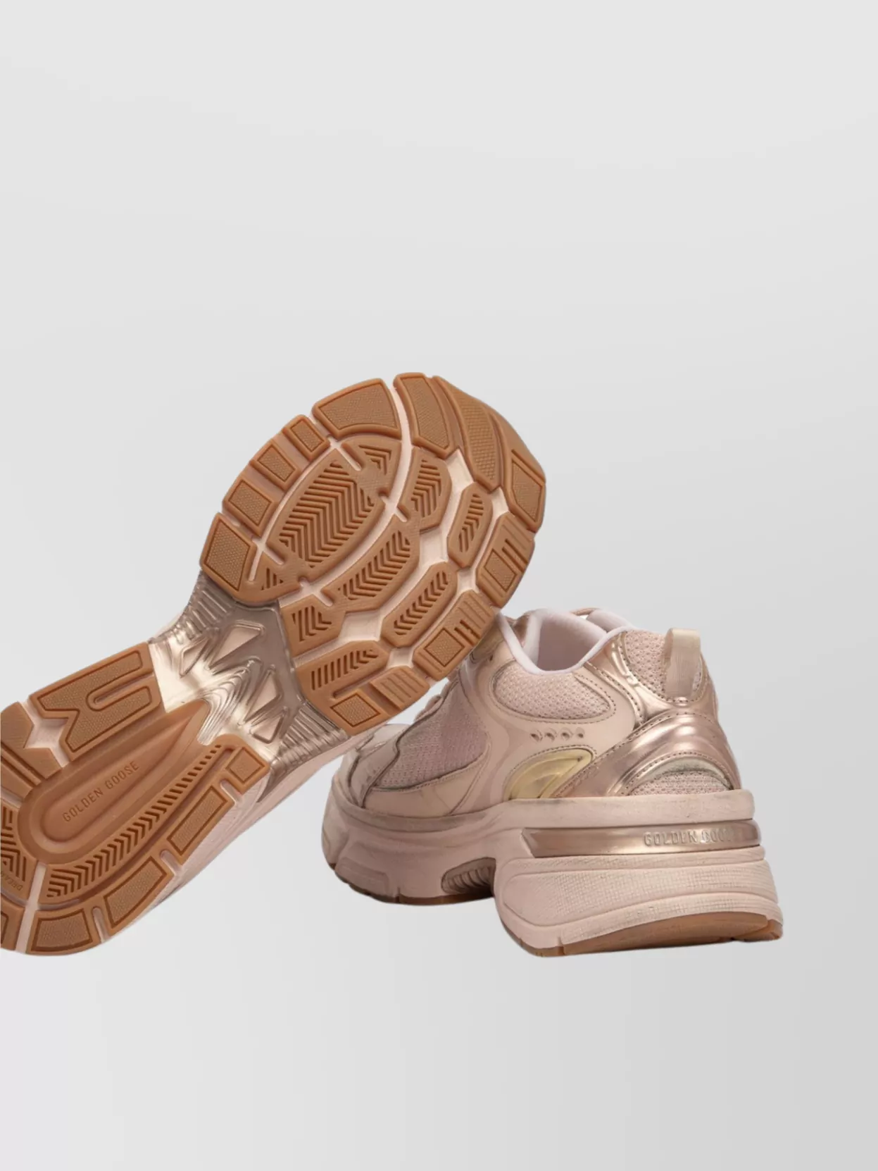 Golden Goose Mesh Panel Sneakers Reflective Accents