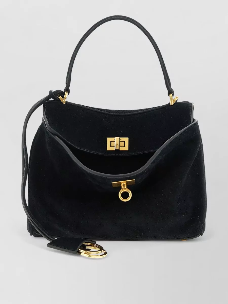 Balenciaga rodeo mini leather top handle shoulder bag