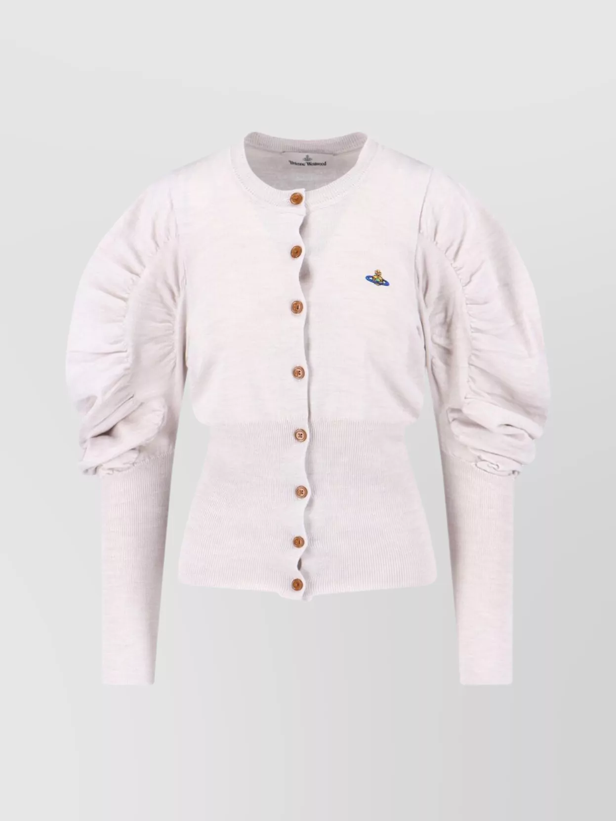 Vivienne Westwood Puff Sleeve Knitwear Ruched Design