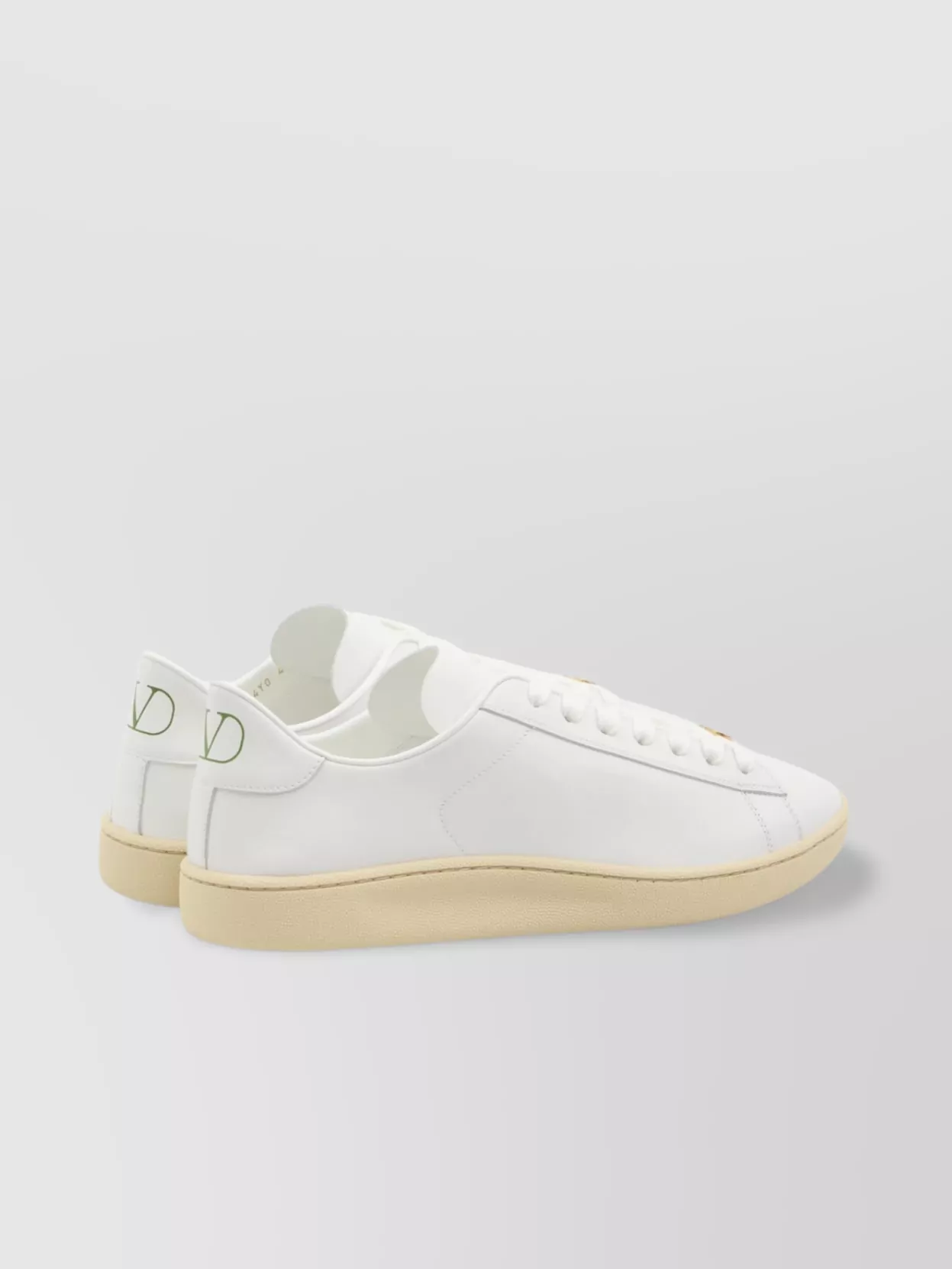 Valentino Garavani Royco Low-Top Leather Sneakers With Italian Sizing