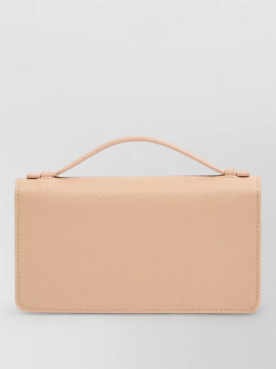 Valentino Garavani Vlogo Signature Mini Leather Clutch Bag