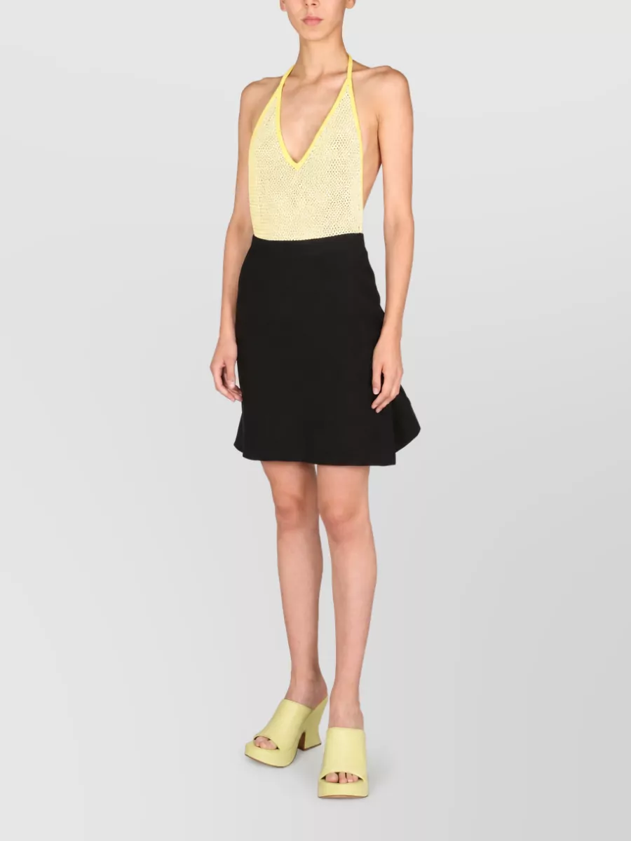 Bottega Veneta Wool Fitted Skirt