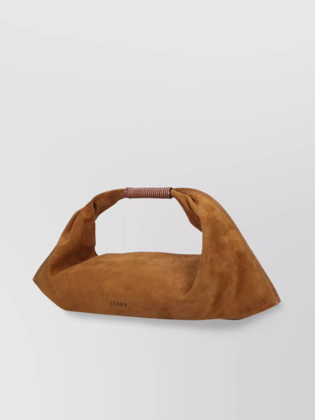 Staud Suede Top Handle Shoulder Bag