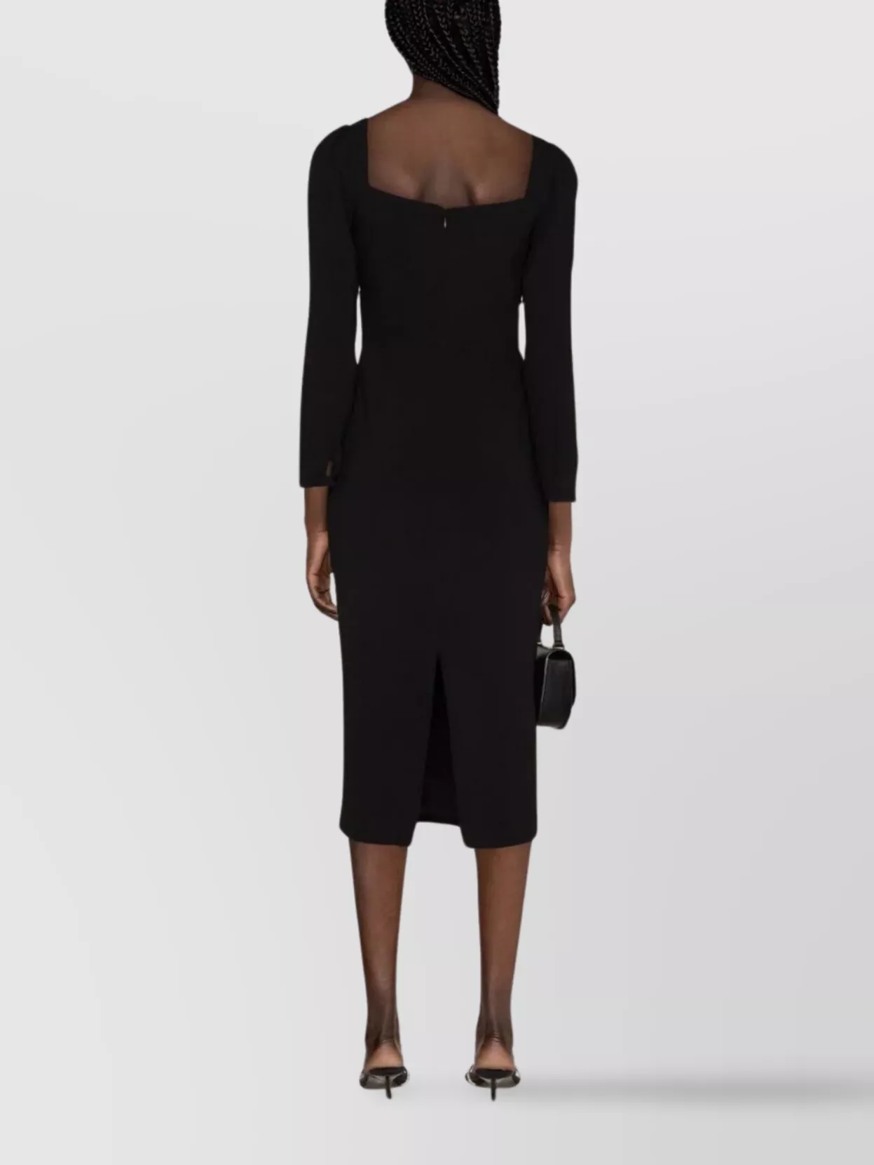 Self-Portrait Crystal Embellished Midi Dress