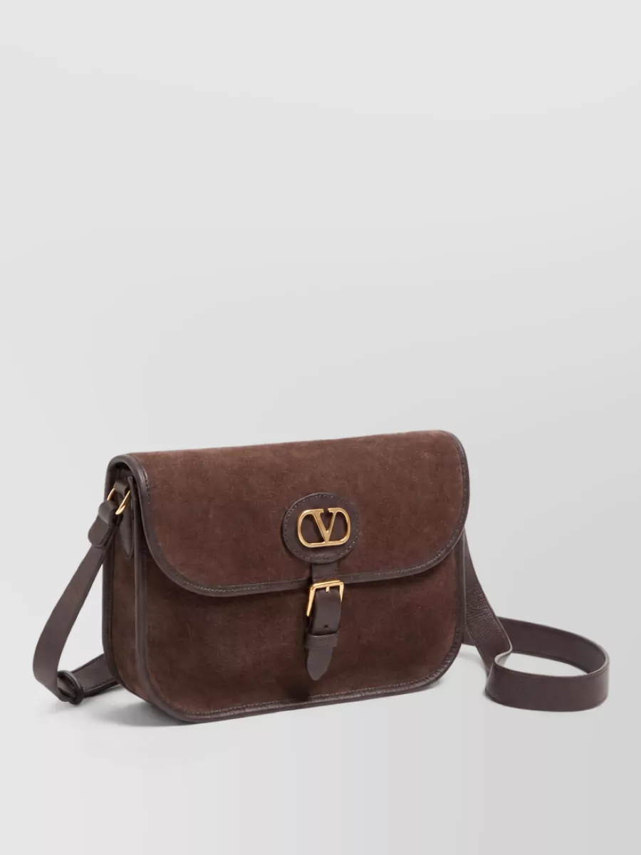 Valentino Suede Shoulder Bag
