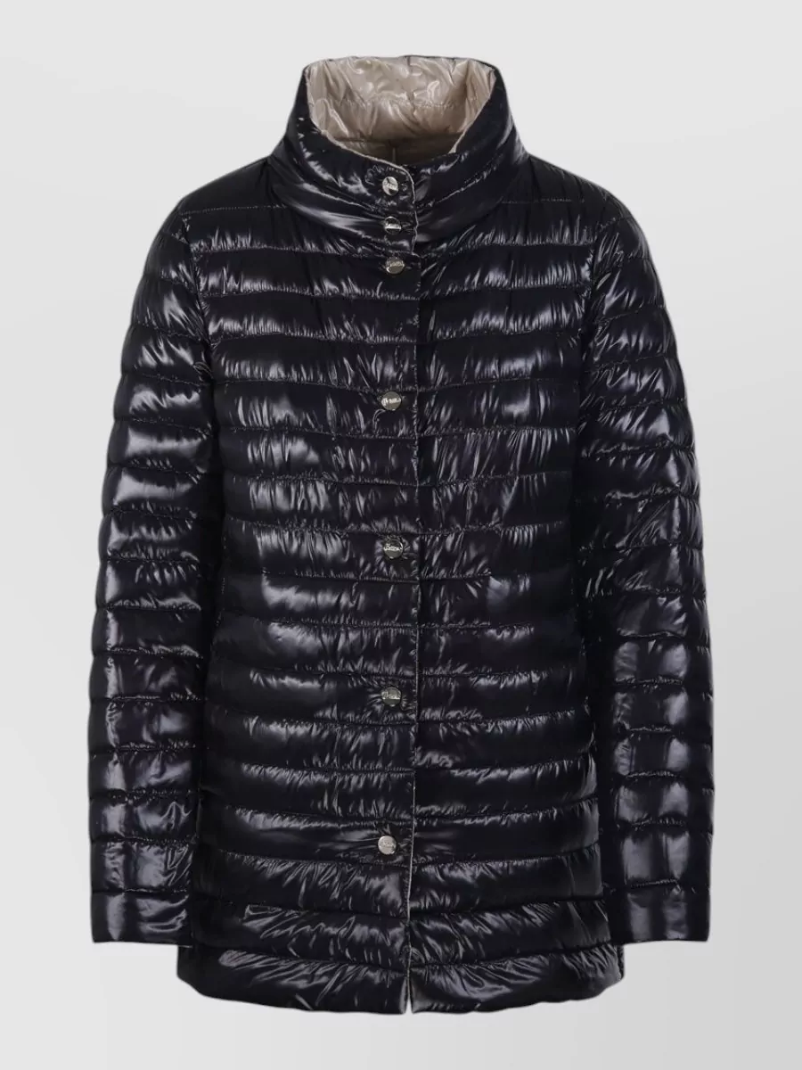 Herno down single breasted coat