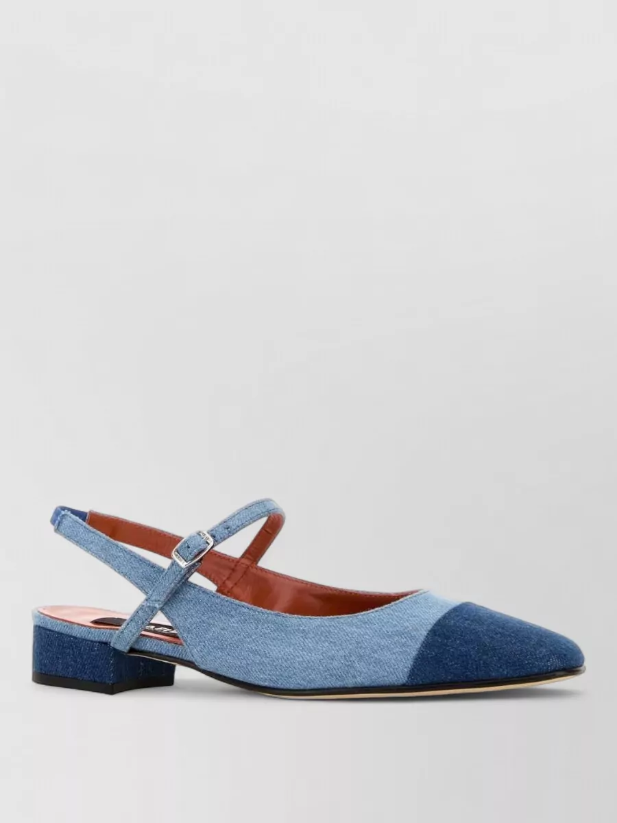 Carel Paris Two Tone Fabric Ballerinas
