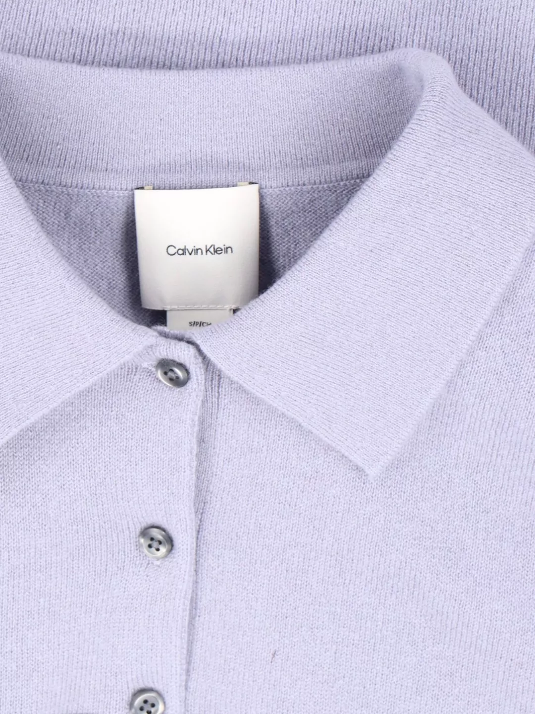 Calvin Klein Collared Knitwear With Ribbed Cuffs And Hem