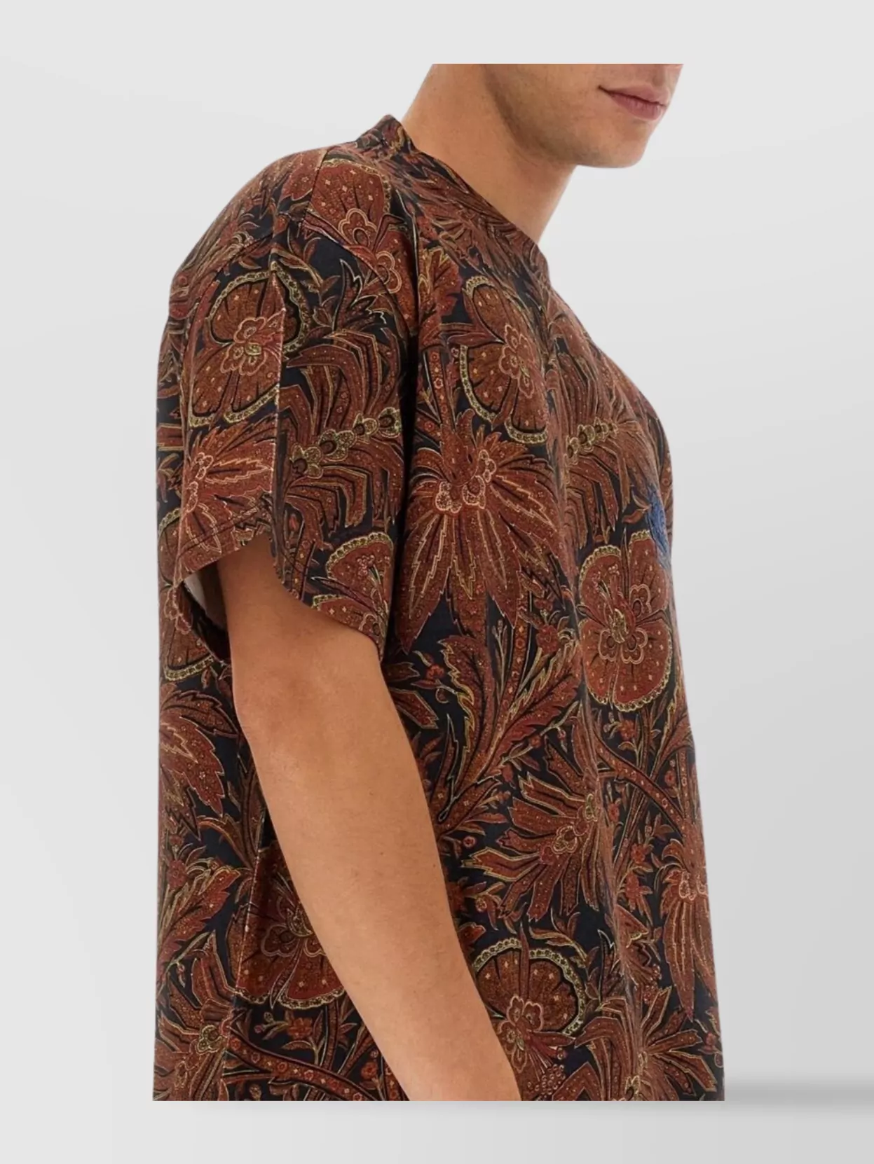 Etro Floral Pattern Regular Fit T-Shirt