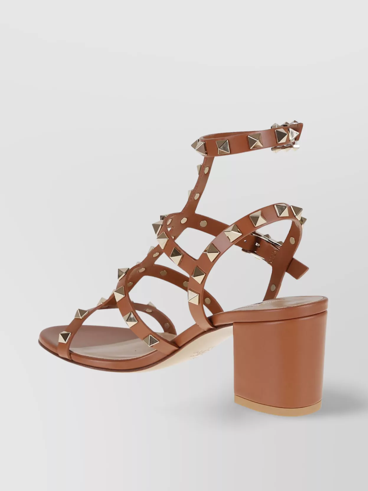 Valentino Rockstud Block Heel Sandals