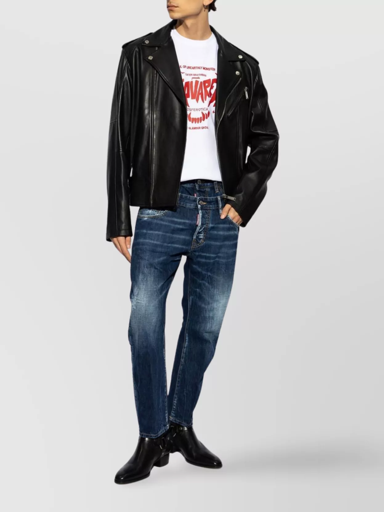 Dsquared2 Logo Print Cotton T-Shirt