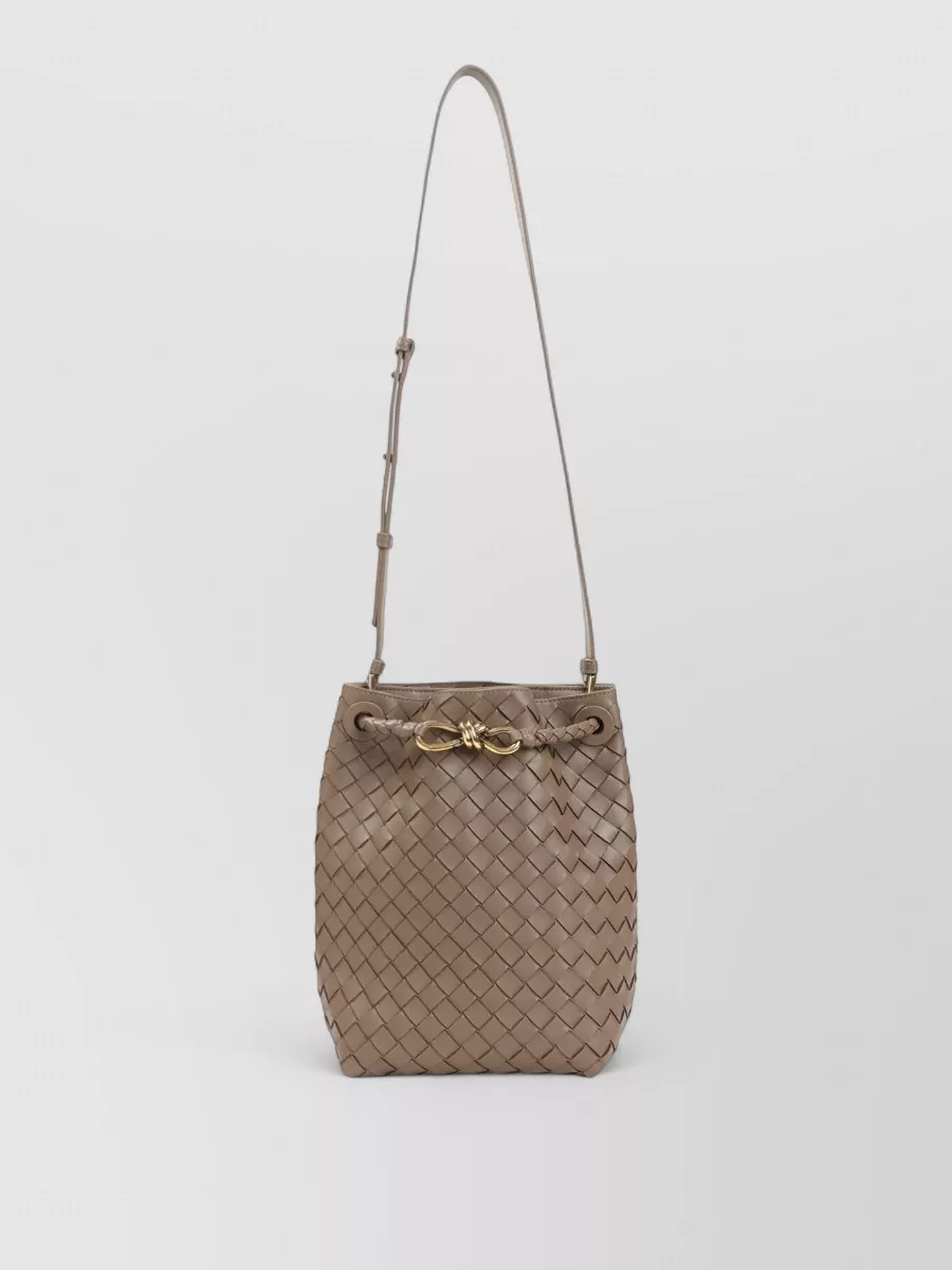 Bottega Veneta Andiamo Lamb Leather Bucket Bag