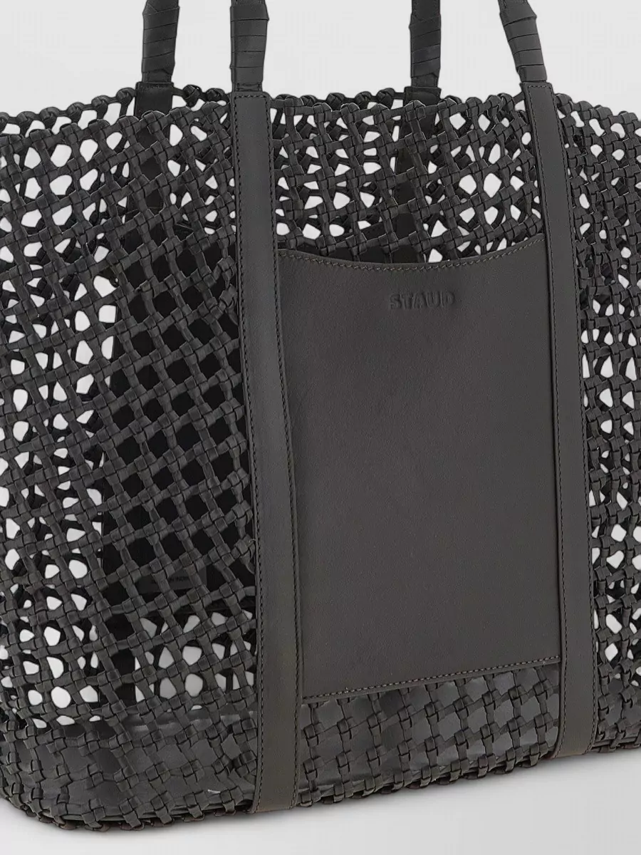 Staud Leather Tote Bag