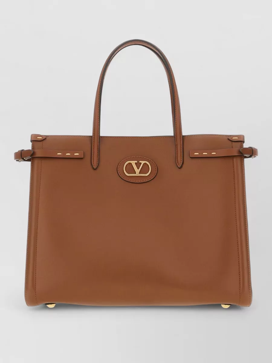 Valentino Garavani vlogo signature leather tote bag