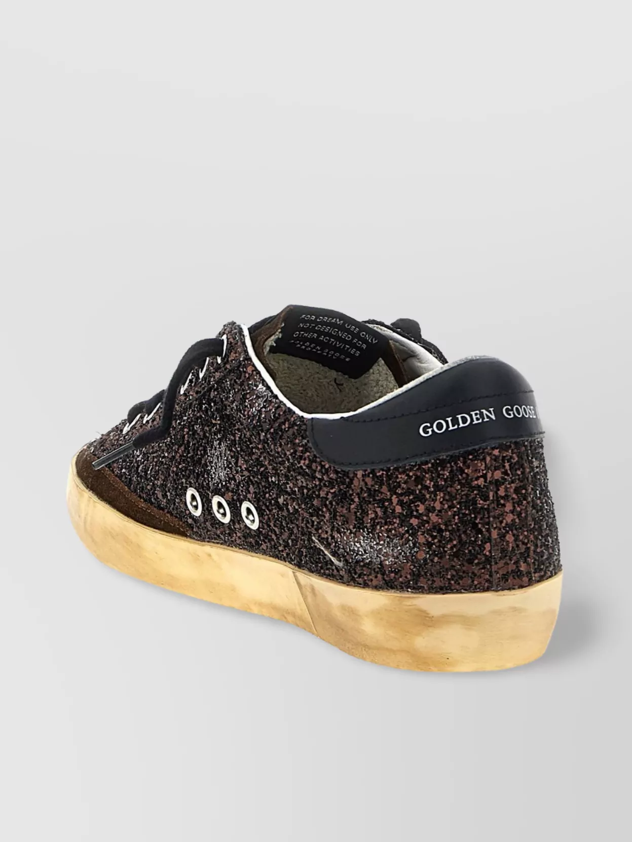 Golden Goose 'shine Bright' Rubber Sole Sneakers