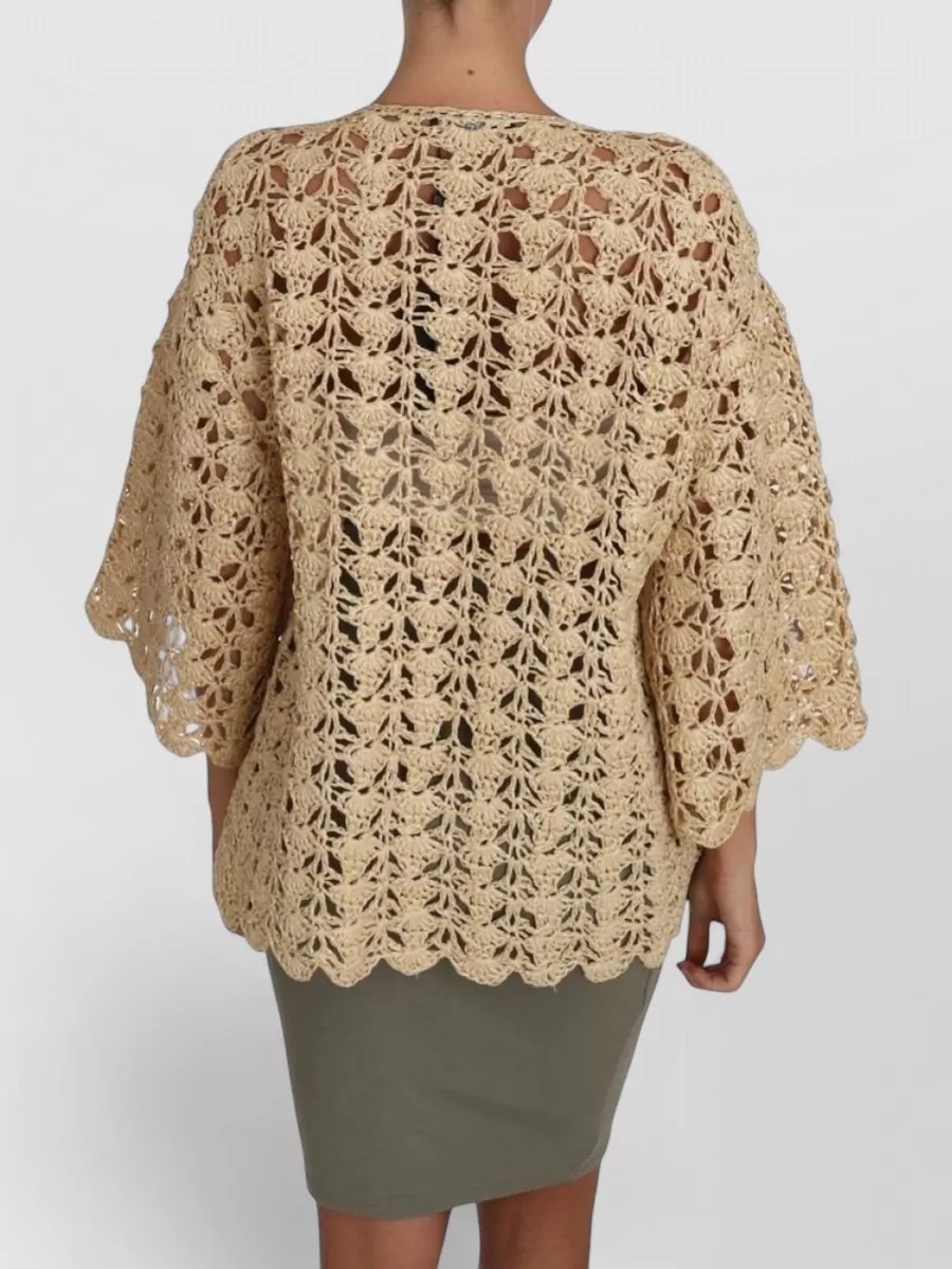 Dolce&Gabbana Crochet Knit Cardigan