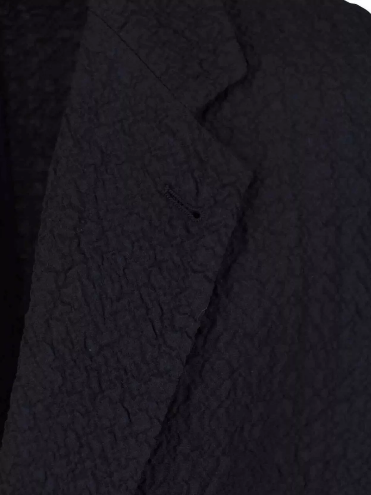 Giorgio Armani Front Pockets Notched Lapel Single Breasted Textured Fabric