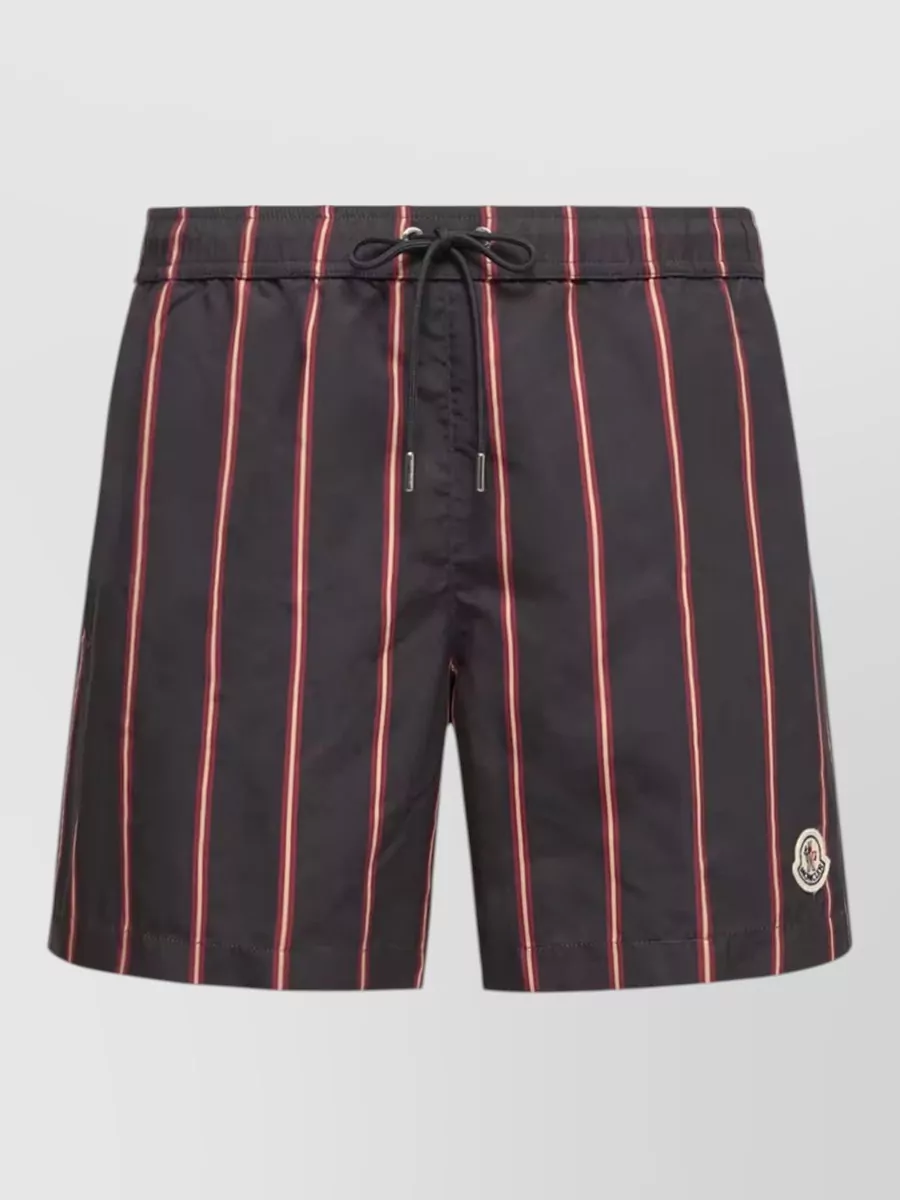 Moncler striped swim shorts