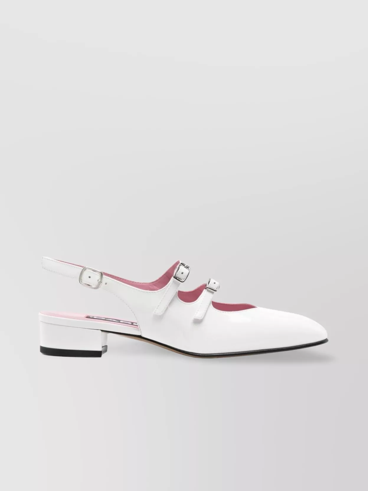CAREL PARIS BLOCK HEEL SLINGBACK BALLET FLAT SHOE