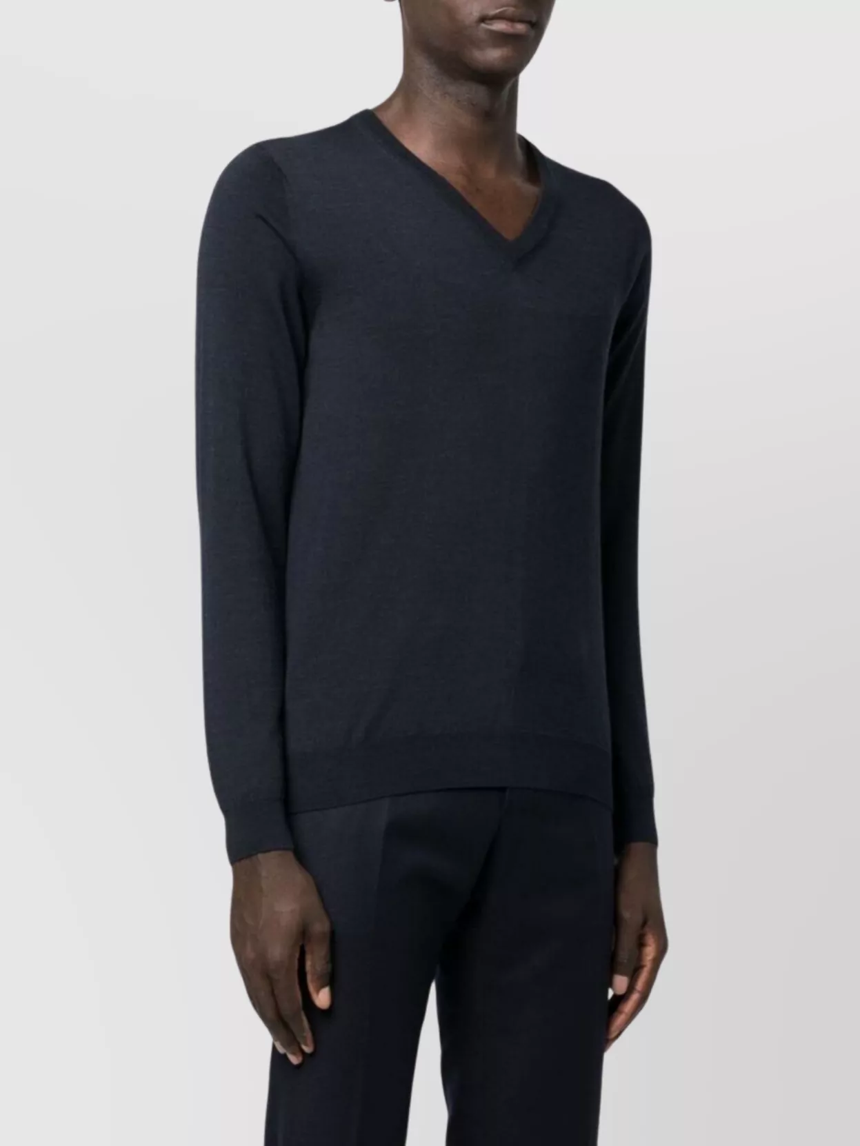 Zanone Sweater V-Neck Long Sleeves
