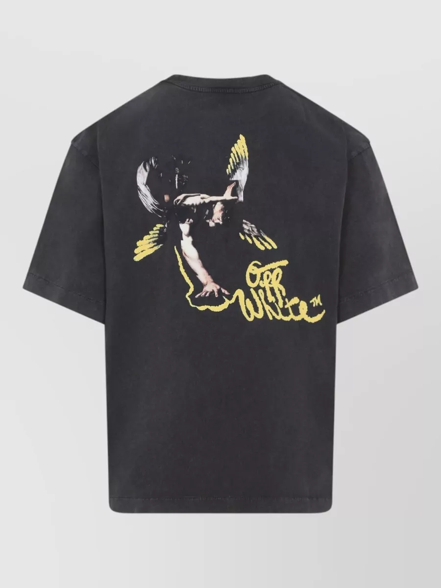 Off-White Printed Relaxed-Fit Cotton T-Shirt