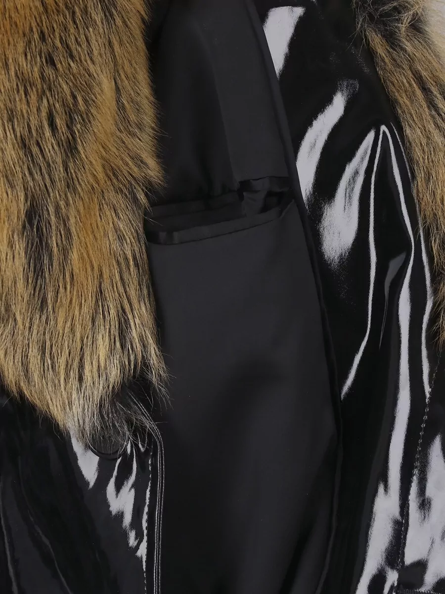 Saint Laurent Fur Collar Coat