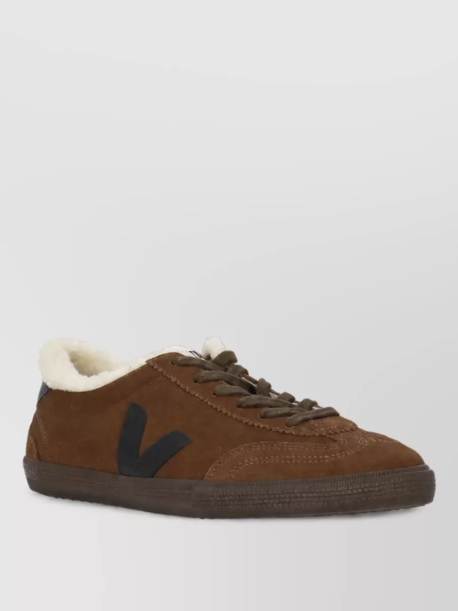 Veja leather low-top sneakers