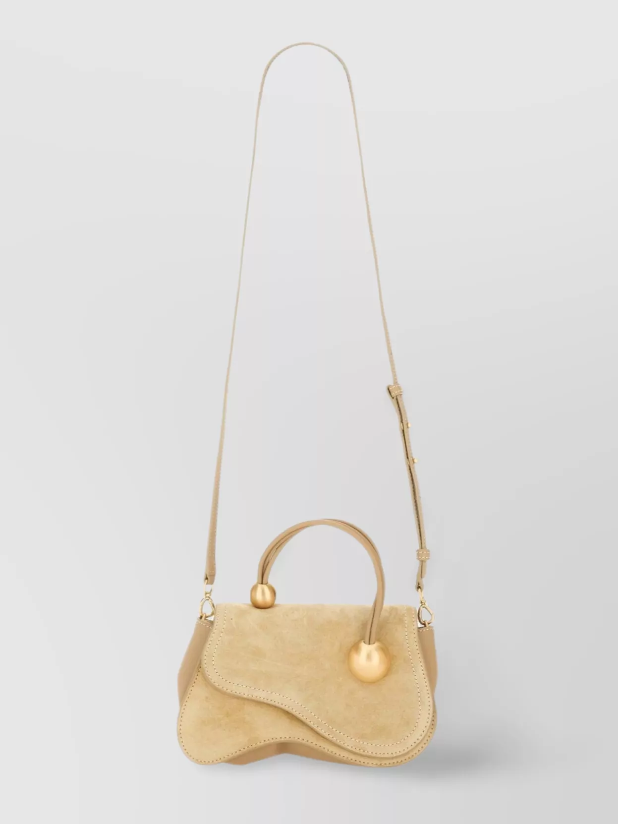 Cult Gaia Leather Cross-Body Bag