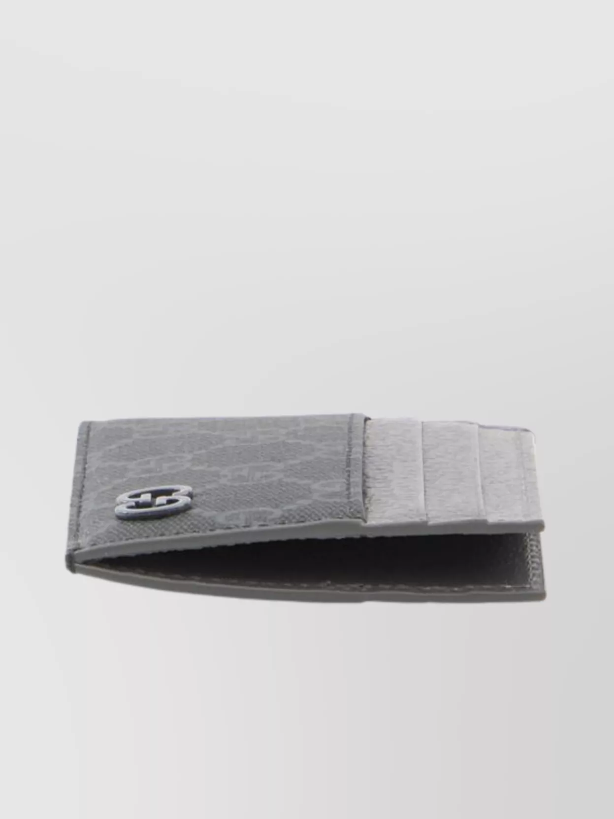 Gucci Two-Tone Gg Canvas Cardholder