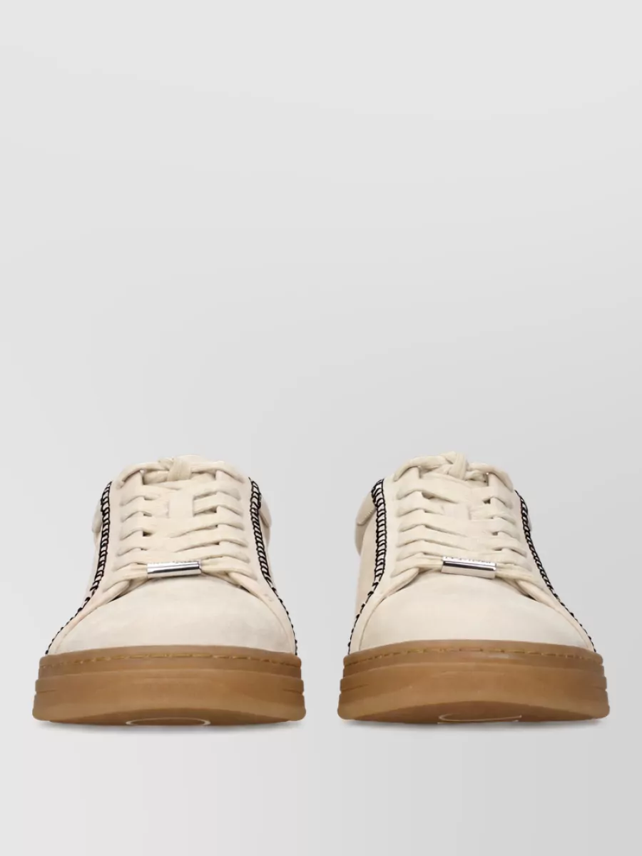Jimmy Choo suede leather sneakers