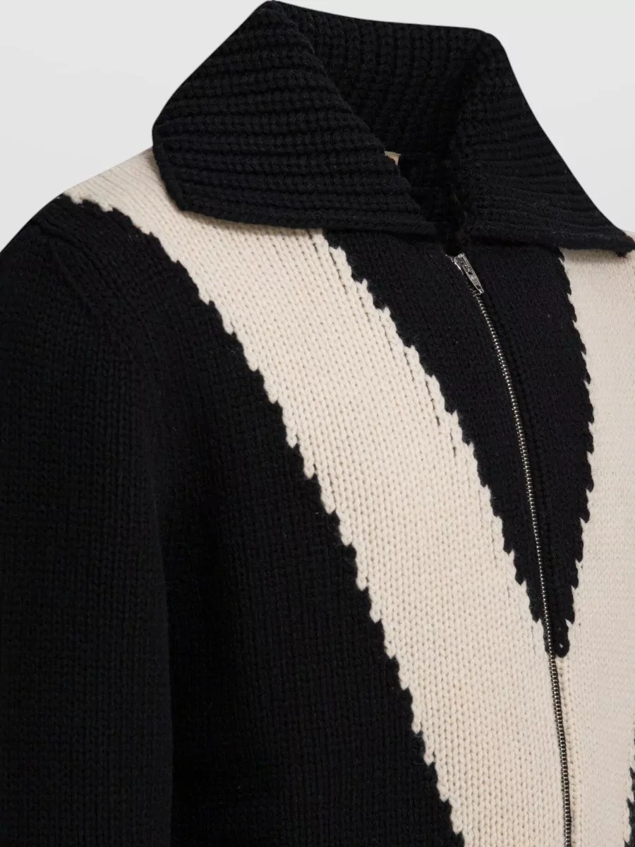 Valentino Cardigan V Motif Long Sleeves Pockets