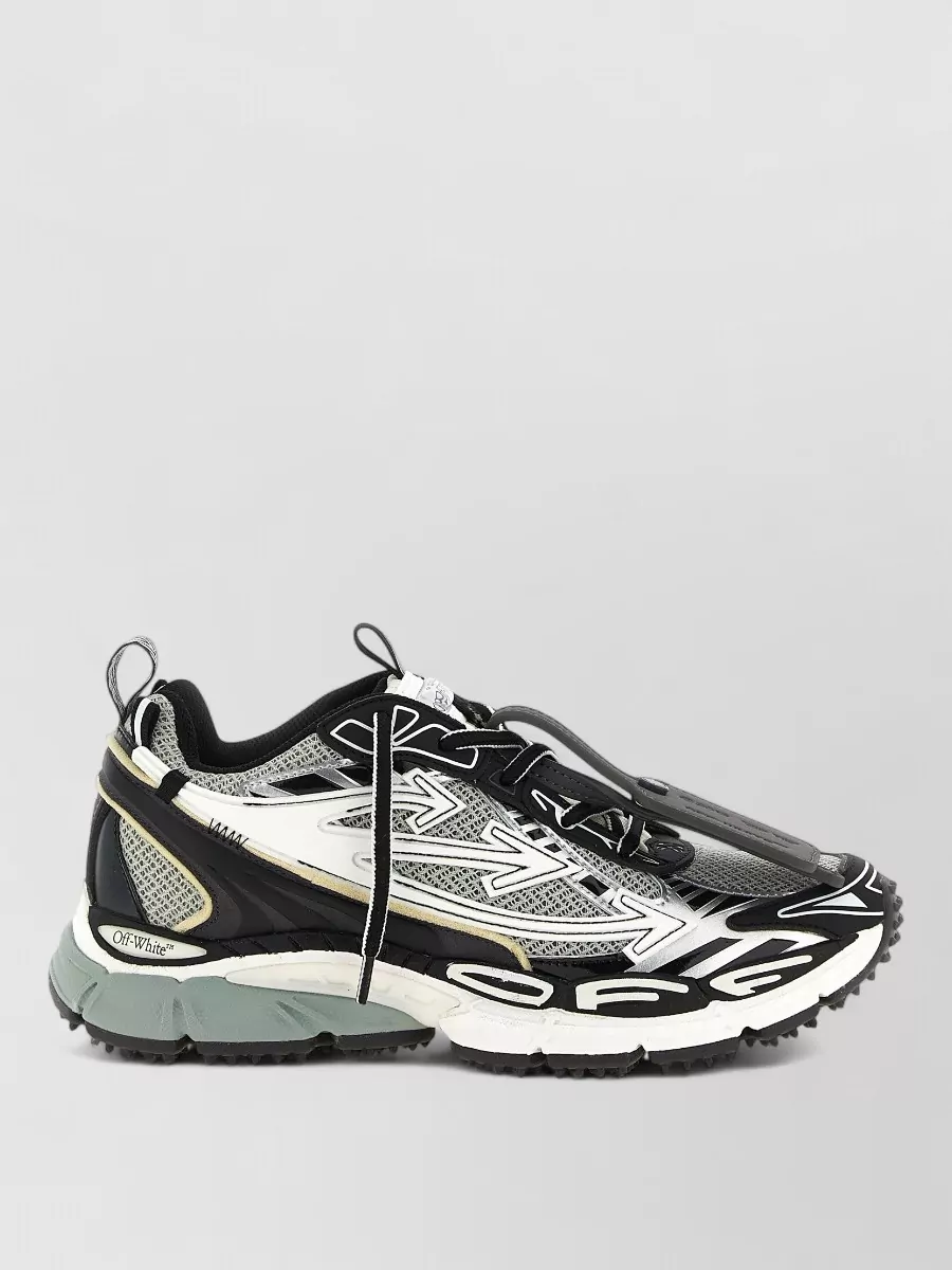 Off-White Leather Low-Top Sneakers