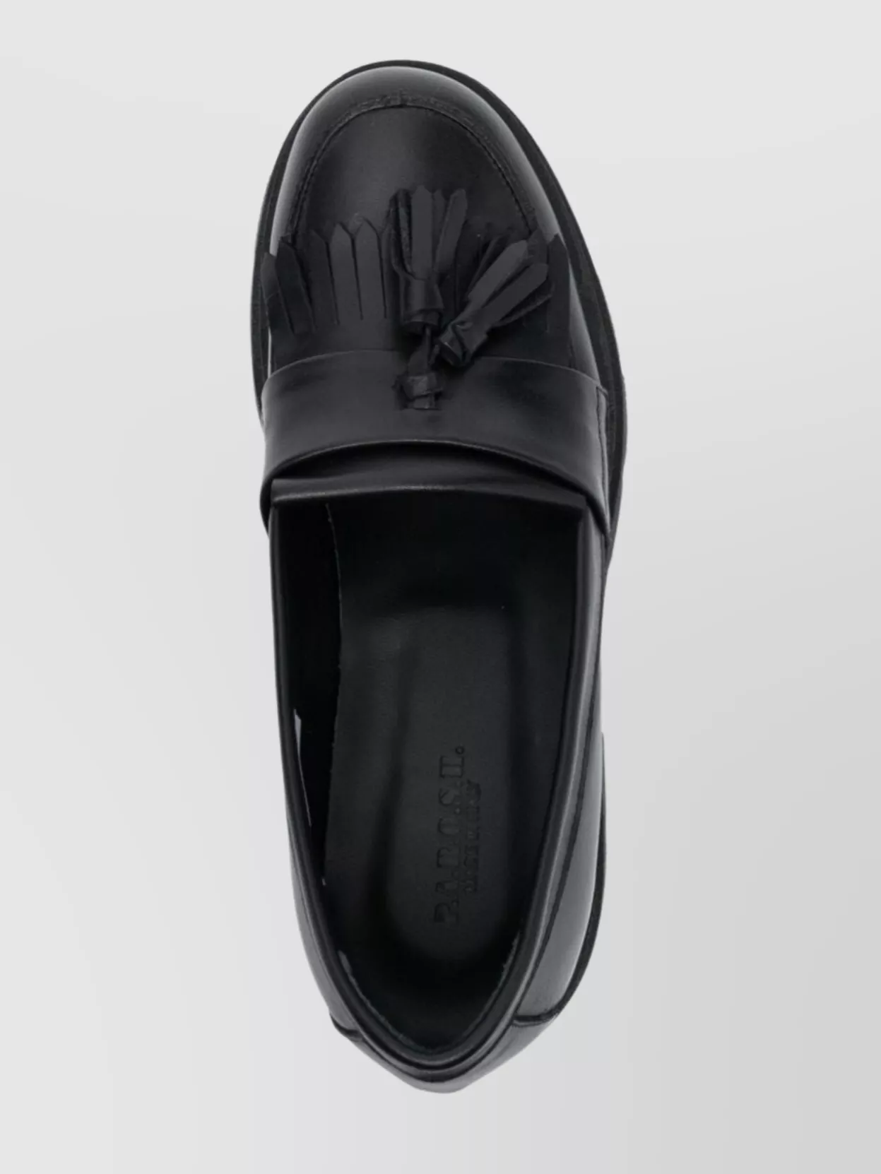 P.a.r.o.s.h Leather Loafers With Tassel Detail And Low Heel