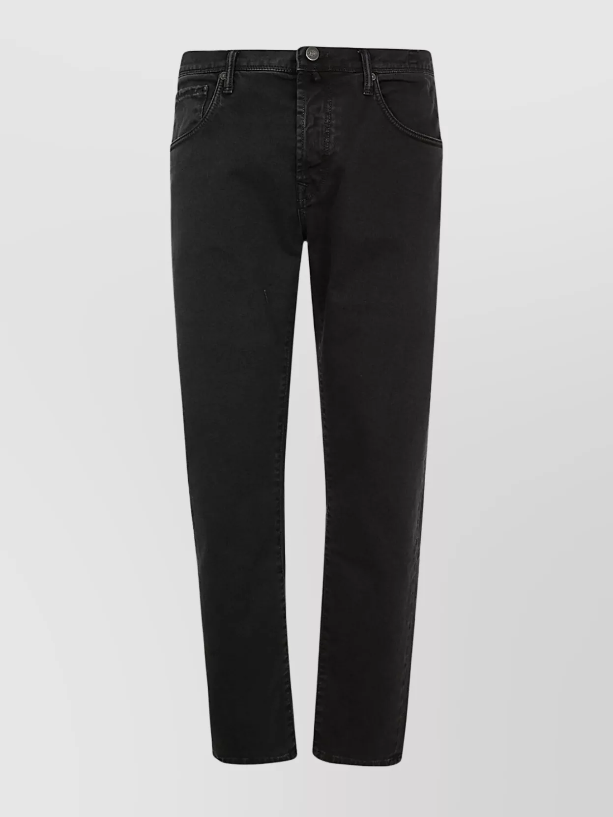 Incotex Vintage Stretch 5 Pockets Trousers In Blue
