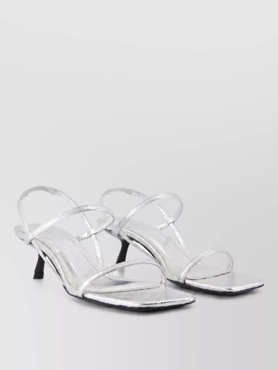 Anine Bing leather square-toe sandals