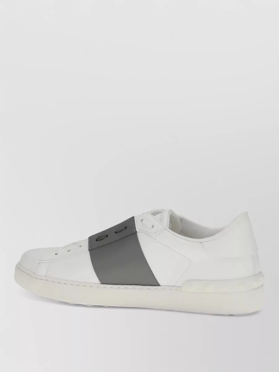 Valentino Leather Low-Top Sneakers