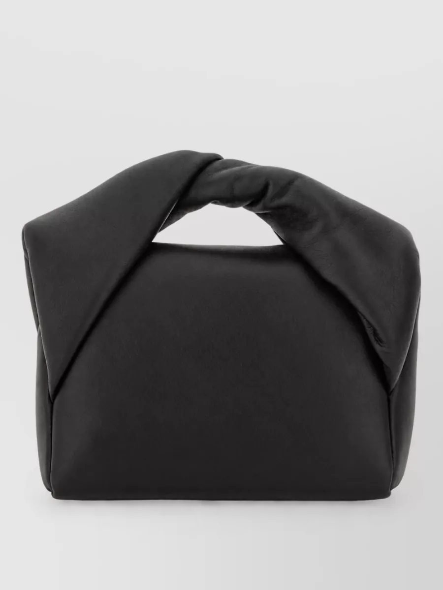 Jw Anderson Twister Leather Clutch Bag