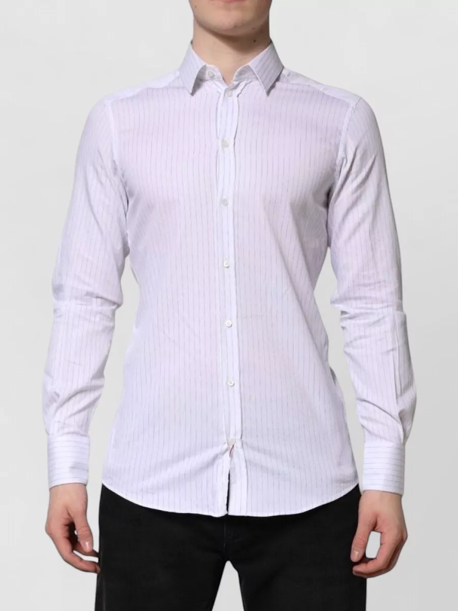 Dolce&Gabbana striped long-sleeve shirt