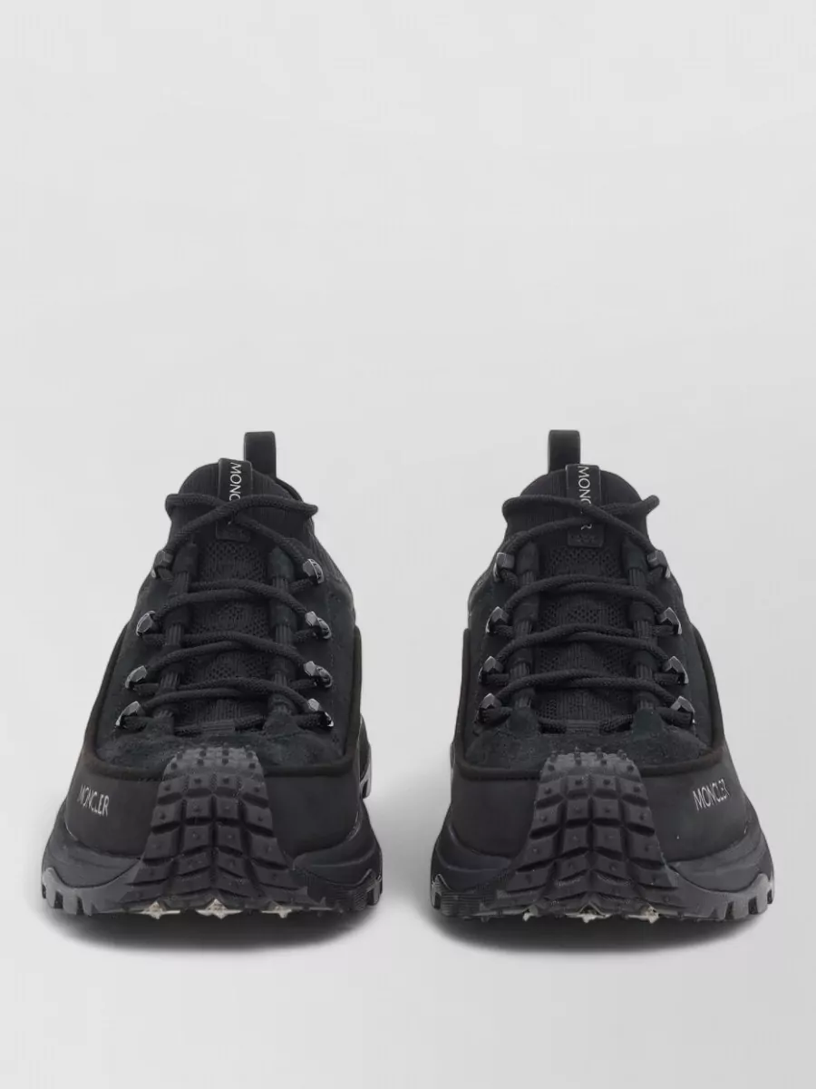 Moncler leather low-top sneakers