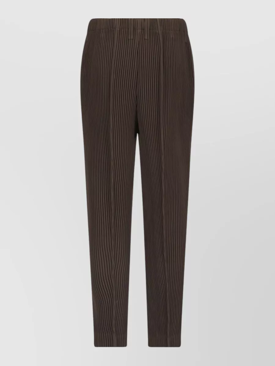 Homme Plisse Issey Miyake pleated straight-leg trousers