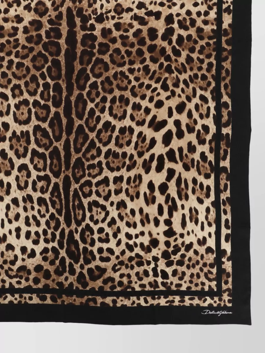 Dolce&Gabbana Silk Floral-Print Scarf