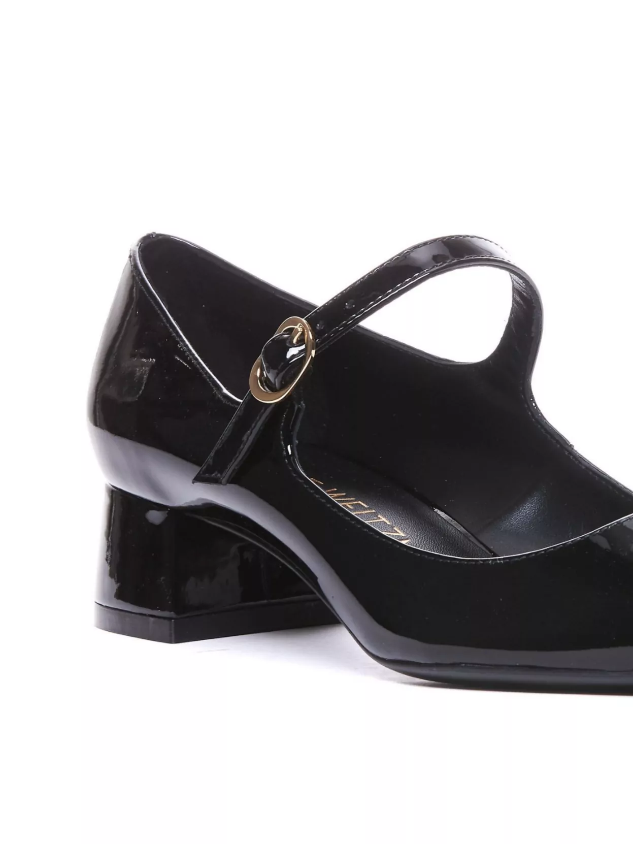 Stuart Weitzman Block Heel Strap Pumps