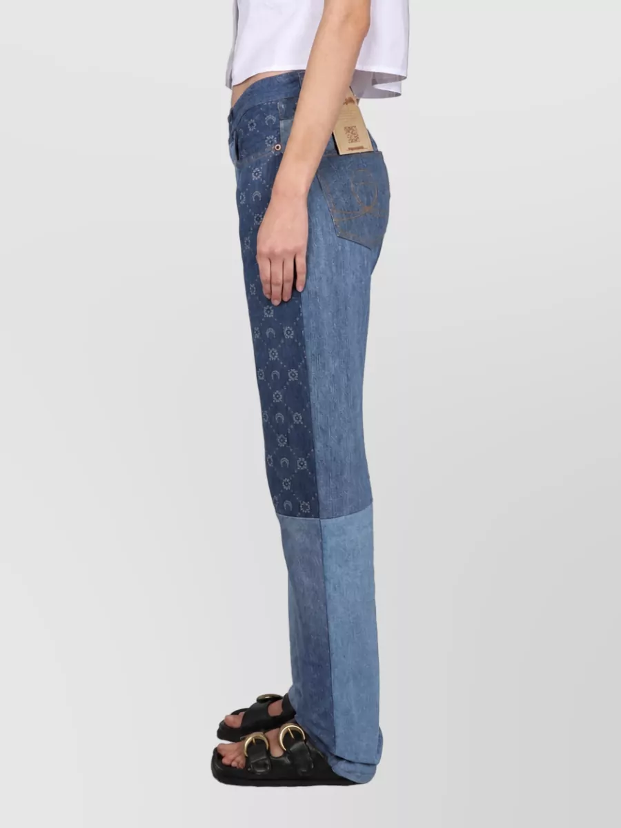 Marine Serre denim jeans