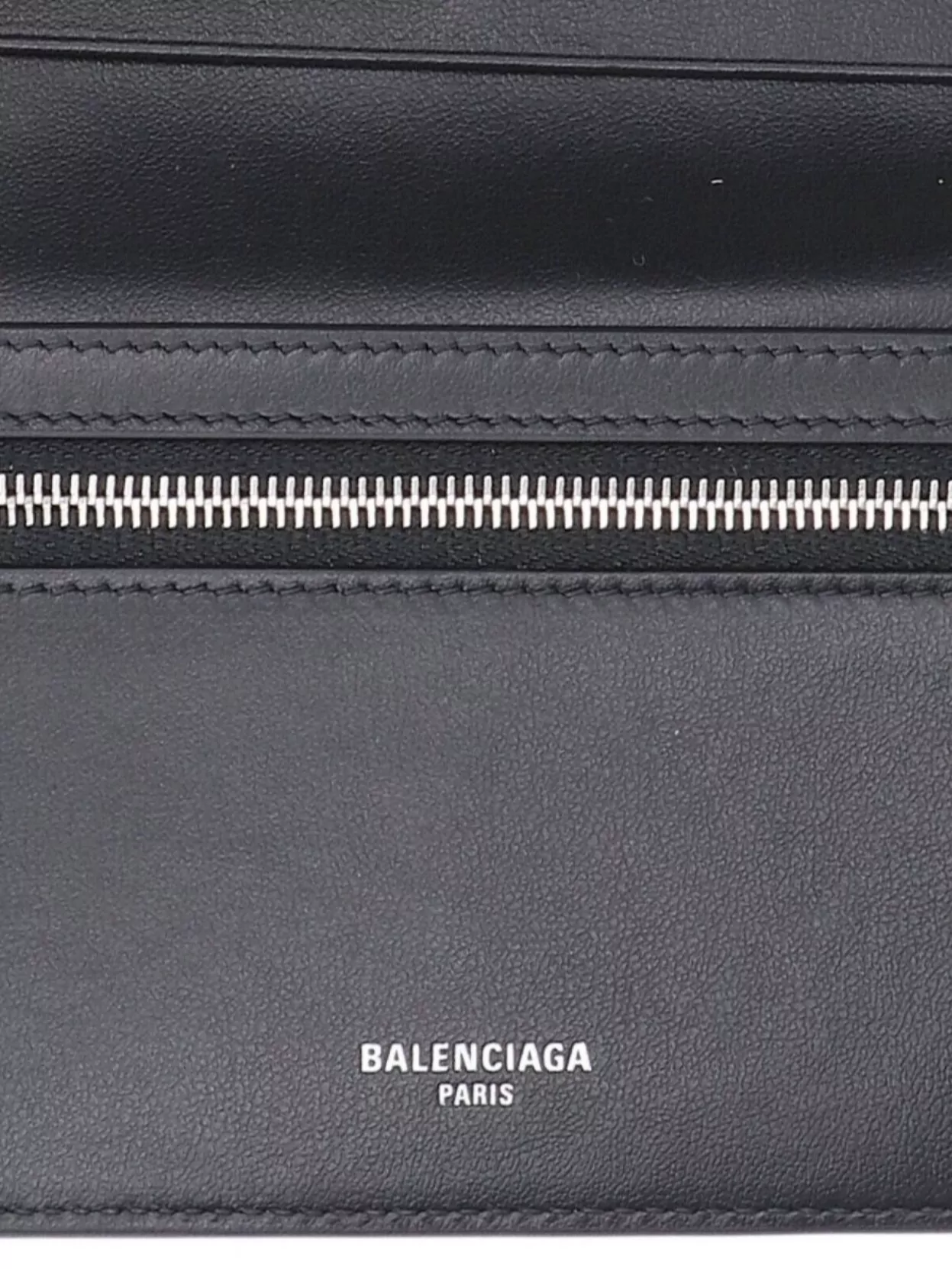 Balenciaga Signature Logo Cardholder Passport Zip Wallet