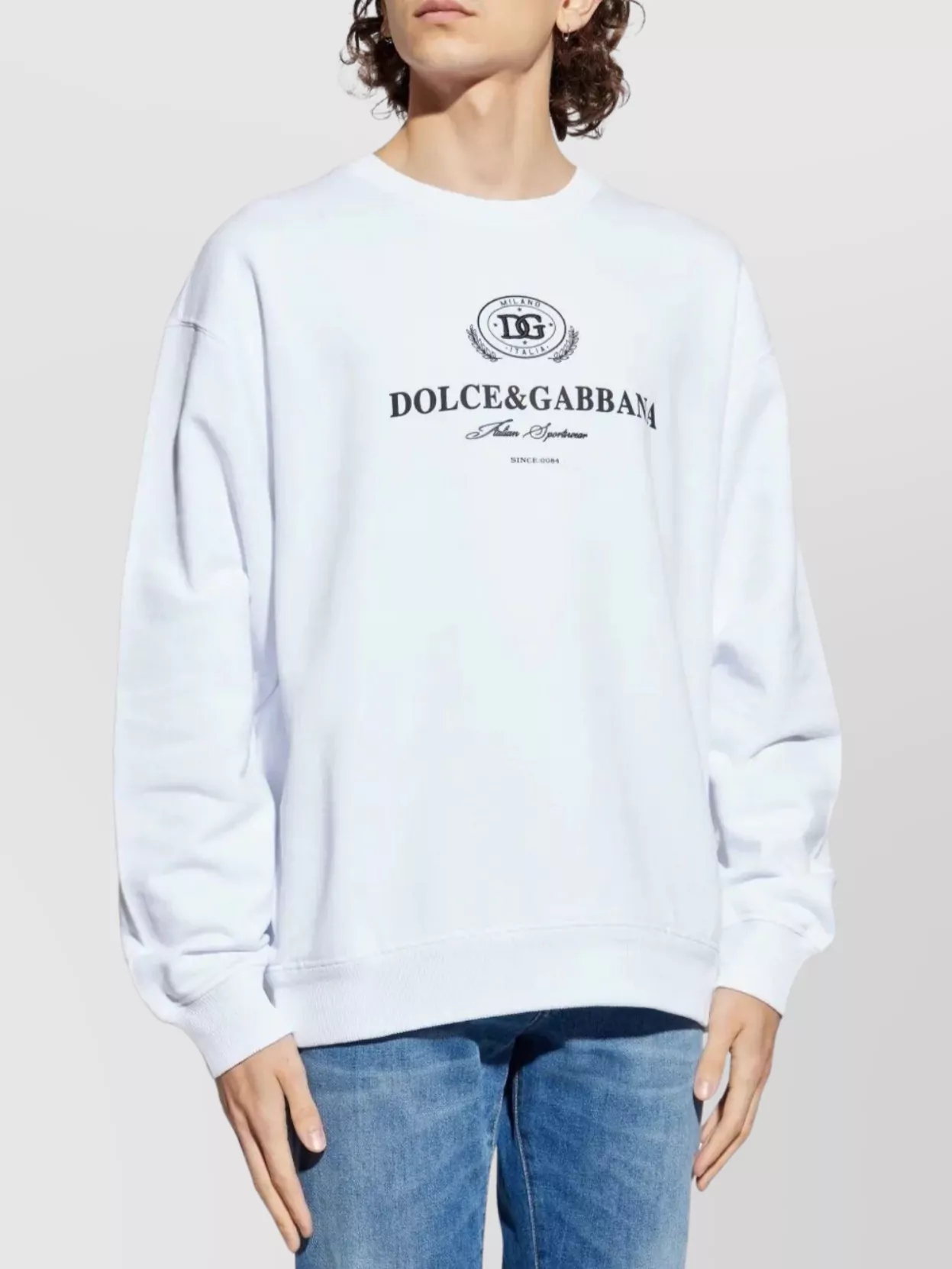 Dolce&Gabbana Short Sleeve Crewneck Sweater