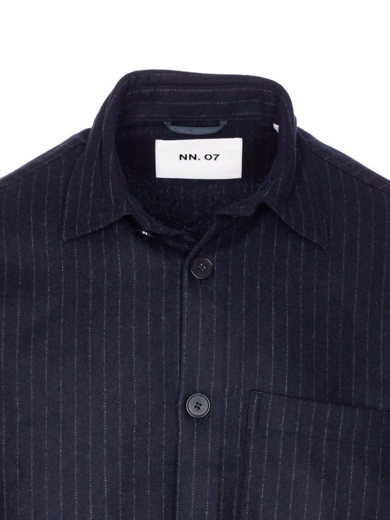 Nn.07 Long Sleeve Striped Shirt And Pocket
