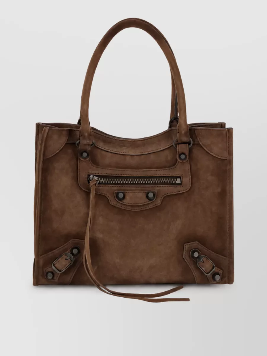 Balenciaga Le City Mini Leather Tote Bag