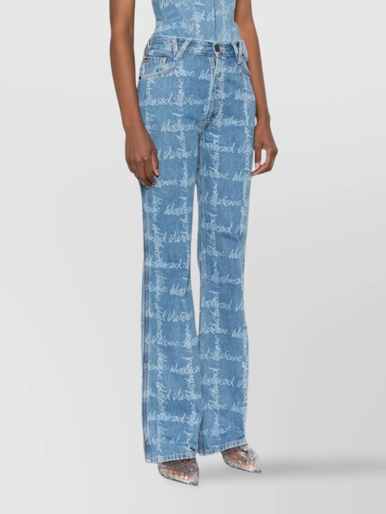 Vivienne Westwood Straight Leg Trousers Belt Loops