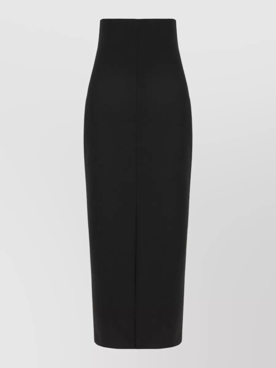 The Row wool pencil skirt